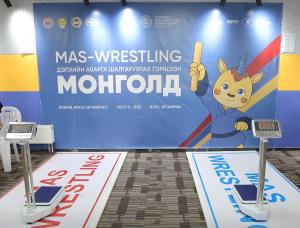 Pairs of the first day of the World Mas-Wrestling Championship in Mongolia Pairs of the first day of the World Mas-Wrestling Championship in Mongolia