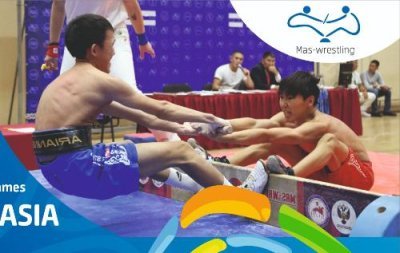 Mas-wrestling competition within the VIII International Sports Games "Children of Asia"