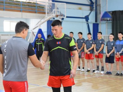 Friendly meeting of Mongolian and ASAU mas-wrestling teams