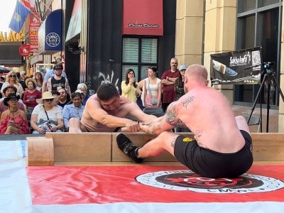 100% success of Calgary Mas-wrestling Tournament