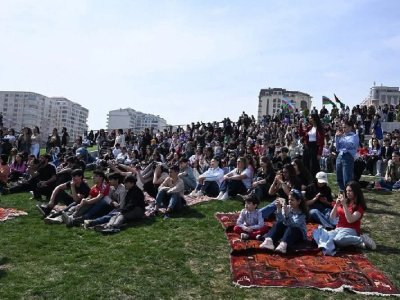 Мас-рестлинг представлен в новом парке Баку