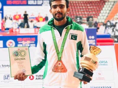 Muhammad Saad became a national hero in Pakistan for his outstanding results in Yakut mas-wrestling