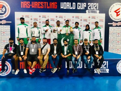 Muhammad Saad became a national hero in Pakistan for his outstanding results in Yakut mas-wrestling