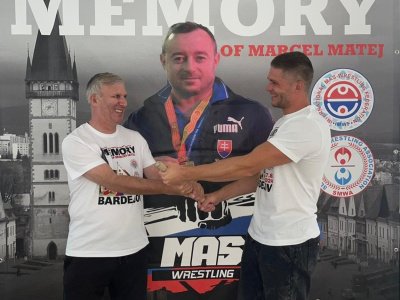 Mas-wrestlers from different countries arrived in Bardejov to honor the memory of Marcel Matej