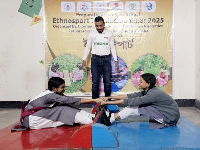 About 300 Preparatory Grammar School students attended Mas-wrestling seminar in Dhaka