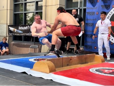 100% success of Calgary Mas-wrestling Tournament