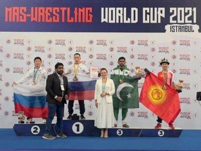 Muhammad Saad became a national hero in Pakistan for his outstanding results in Yakut mas-wrestling