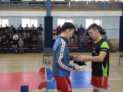 Friendly meeting of Mongolian and ASAU mas-wrestling teams