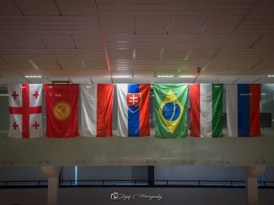 Anthems of Kyrgyzstan, Russia and Slovakia played in honor of the winners in Bardejov