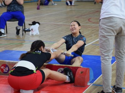 Friendly meeting of Mongolian and ASAU mas-wrestling teams