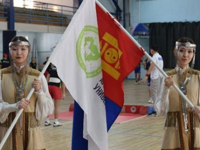 Friendly meeting of Mongolian and ASAU mas-wrestling teams