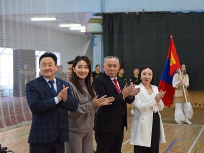 Friendly meeting of Mongolian and ASAU mas-wrestling teams