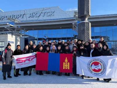 More than thirty mas-wrestlers from Mongolia arrived in Yakutia for training