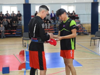 Friendly meeting of Mongolian and ASAU mas-wrestling teams