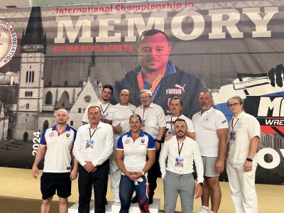 Anthems of Kyrgyzstan, Russia and Slovakia played in honor of the winners in Bardejov