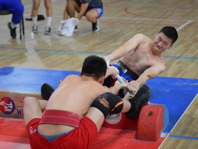 Friendly meeting of Mongolian and ASAU mas-wrestling teams