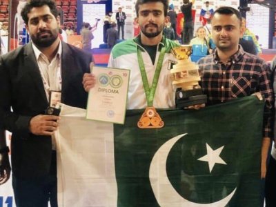 Muhammad Saad became a national hero in Pakistan for his outstanding results in Yakut mas-wrestling