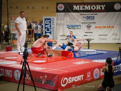 Anthems of Kyrgyzstan, Russia and Slovakia played in honor of the winners in Bardejov