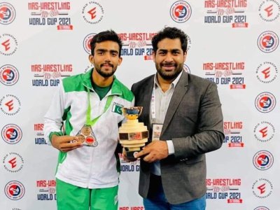 Muhammad Saad became a national hero in Pakistan for his outstanding results in Yakut mas-wrestling